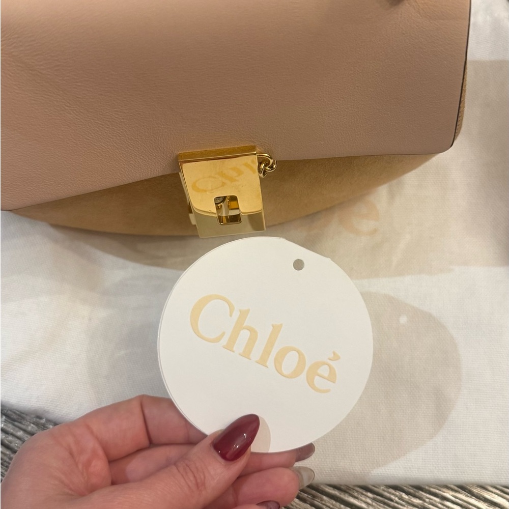 Chloe Tan and Cream Women's Bag - Picture 4 of 7